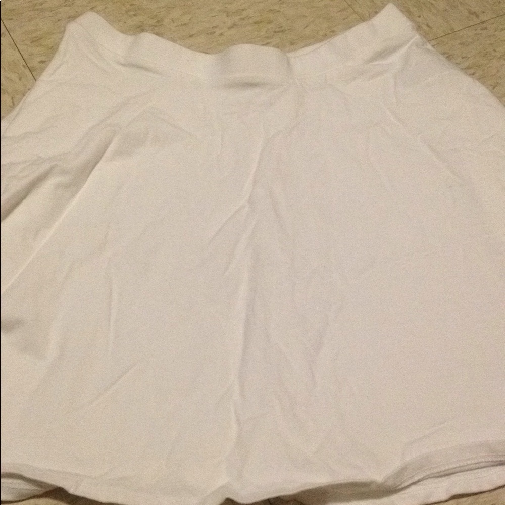 White skirt